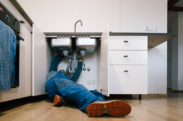 Professional Plumbing technician working in Vernon, AL